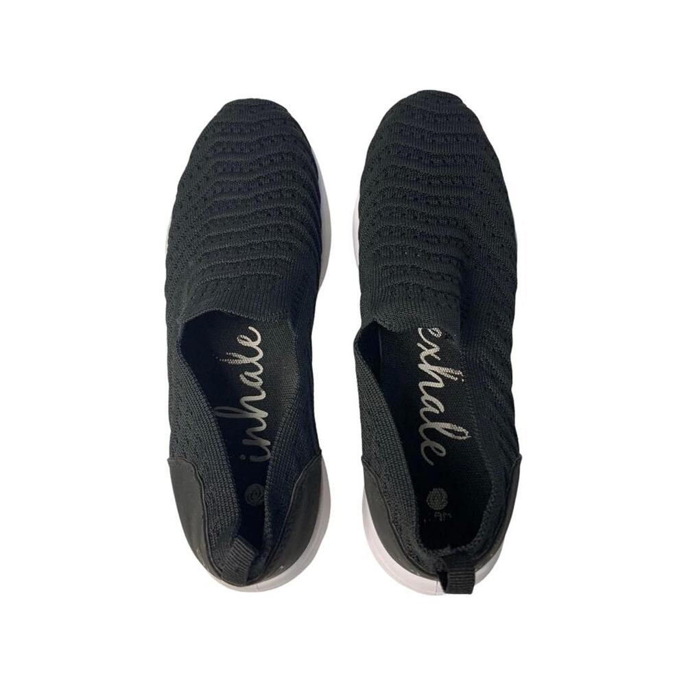 Apana Inhale Women’s Comfy Slip On Black‎ Sneaker Shoes 9 #AF9988 - Picture 6 of 8